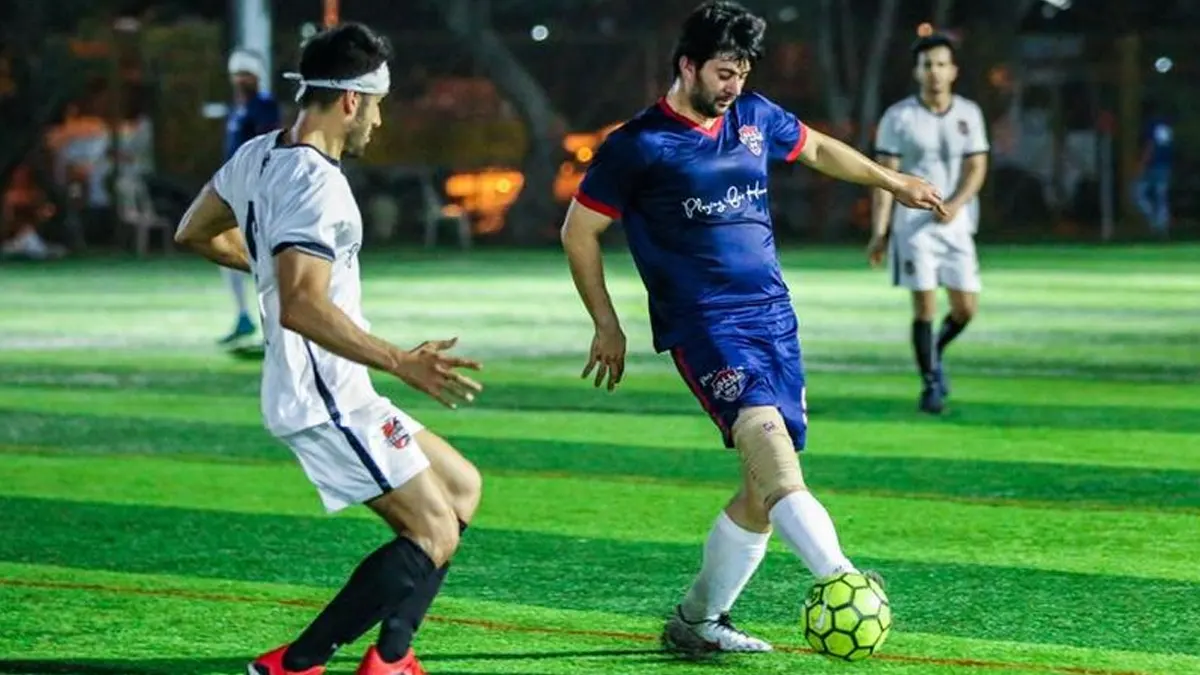 Karan Deol Playing Football