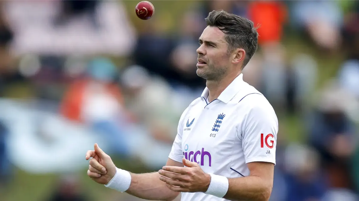 James Anderson in Test Match