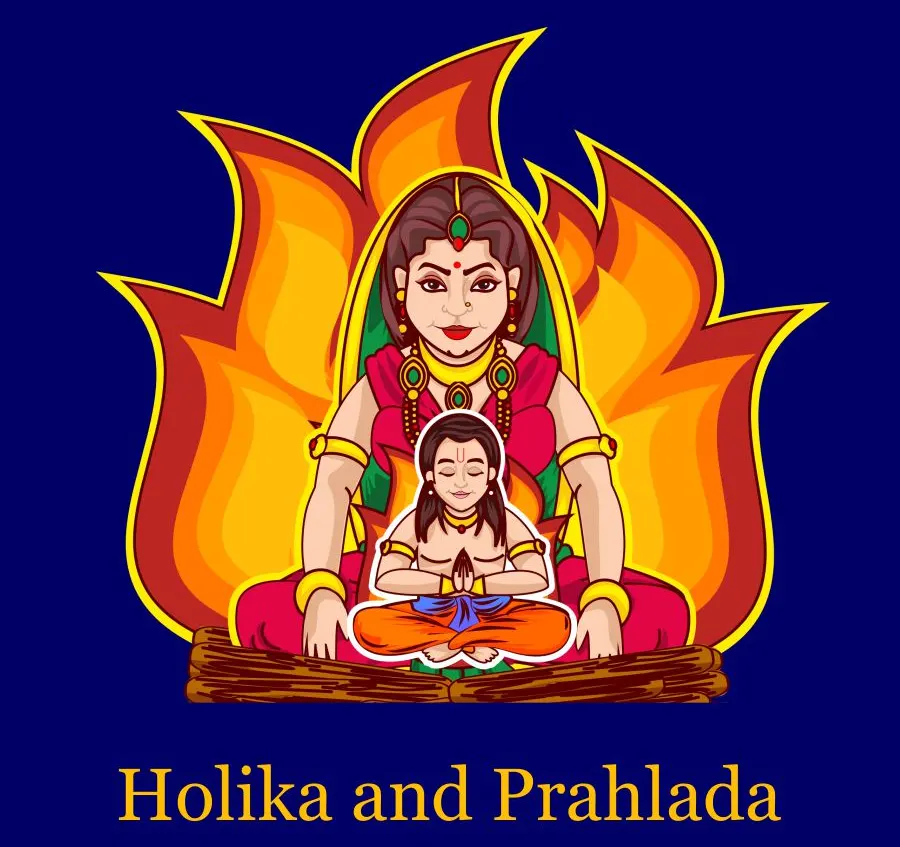 Holika and Prahlada